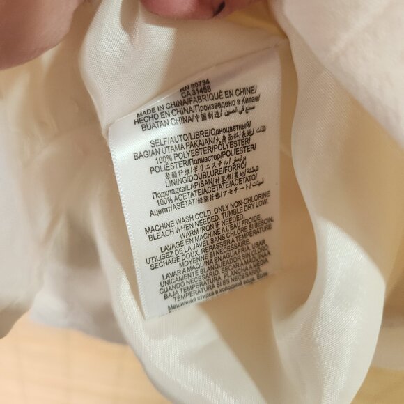 BCB Generation Dress Womens 0 Lined Sleeveless Whisper White New Reg $125.00 - Picture 8 of 11